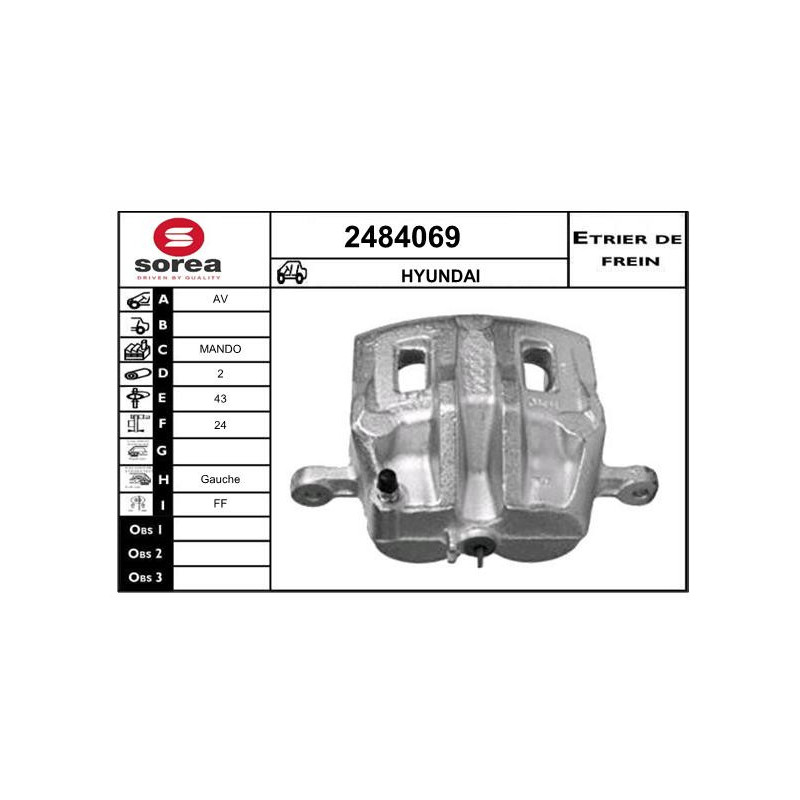 Étrier de frein EAI