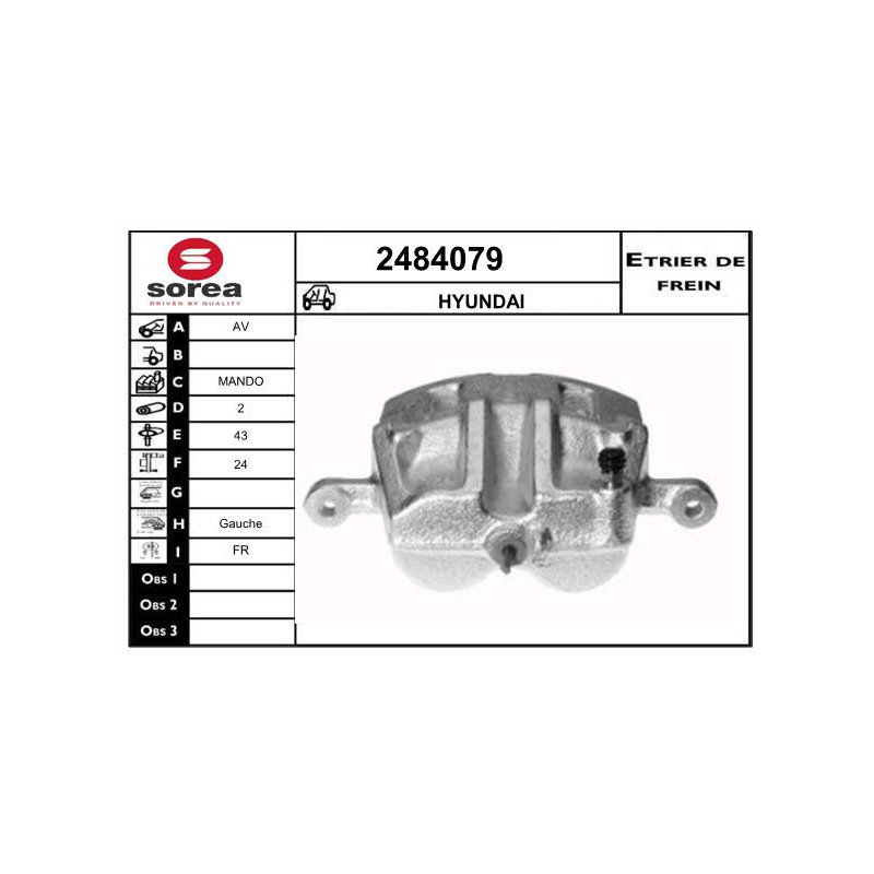 Étrier de frein EAI