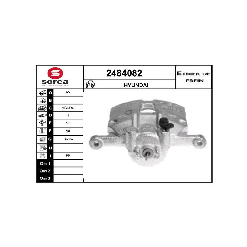 Étrier de frein EAI