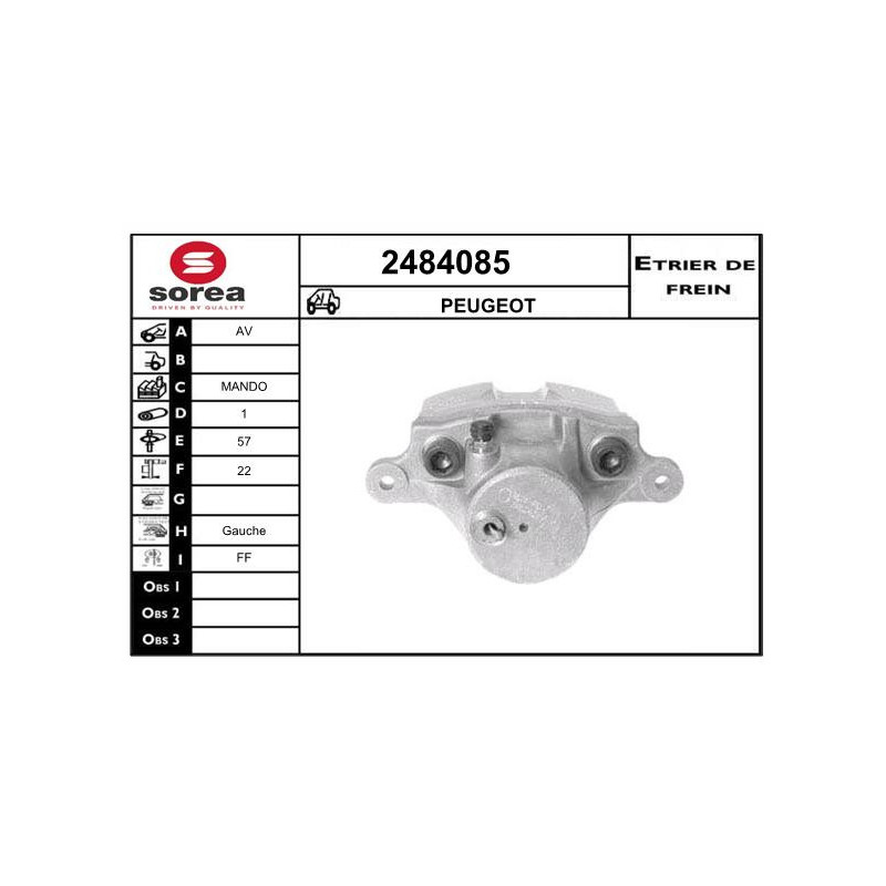 Étrier de frein EAI