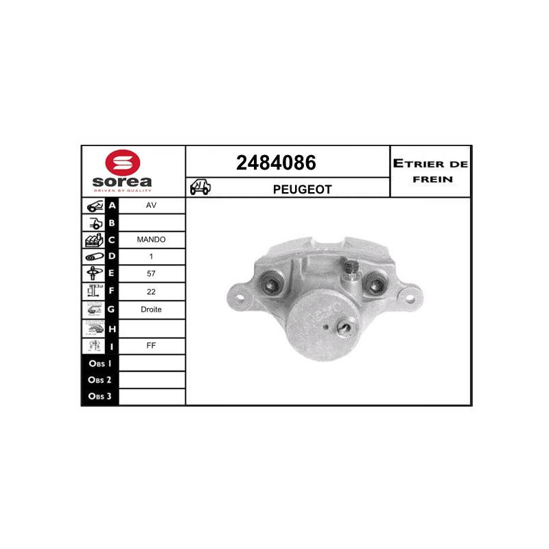 Étrier de frein EAI