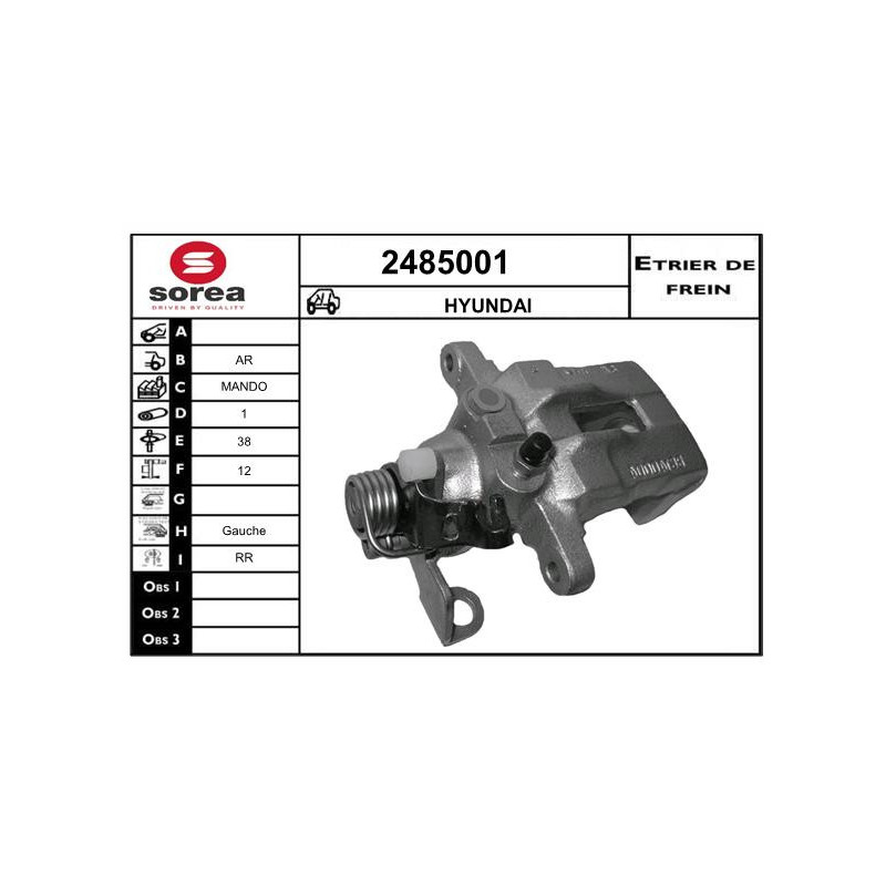 Étrier de frein EAI