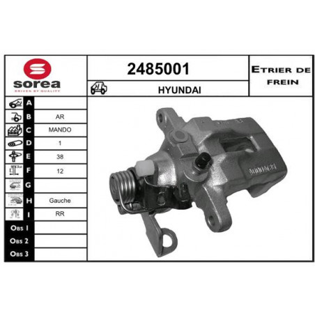 Étrier de frein EAI