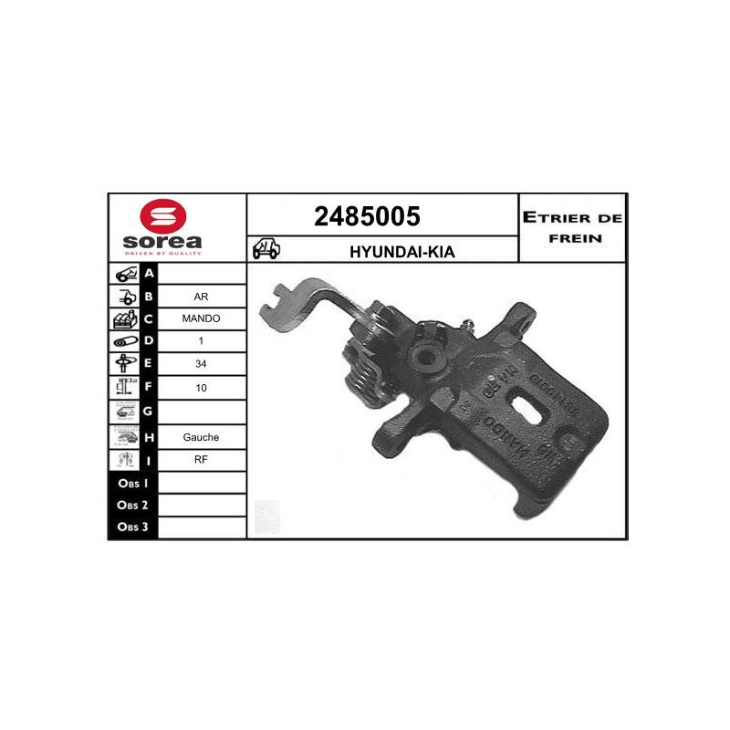 Étrier de frein EAI