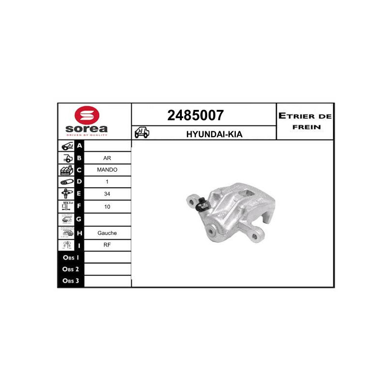 Étrier de frein EAI