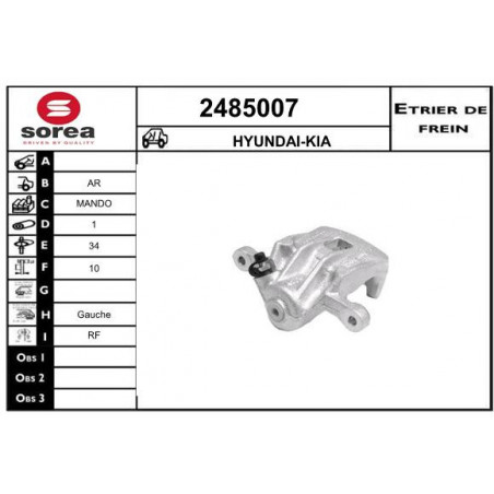 Étrier de frein EAI