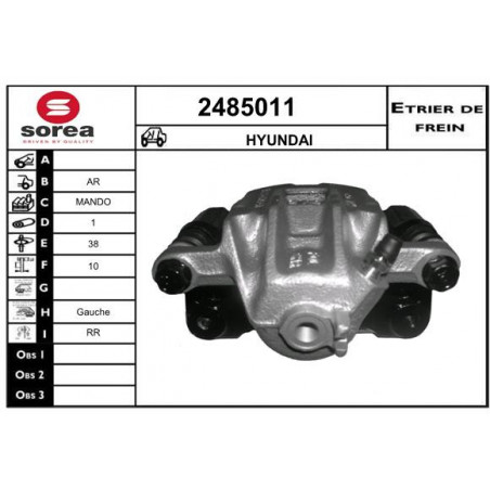 Étrier de frein EAI