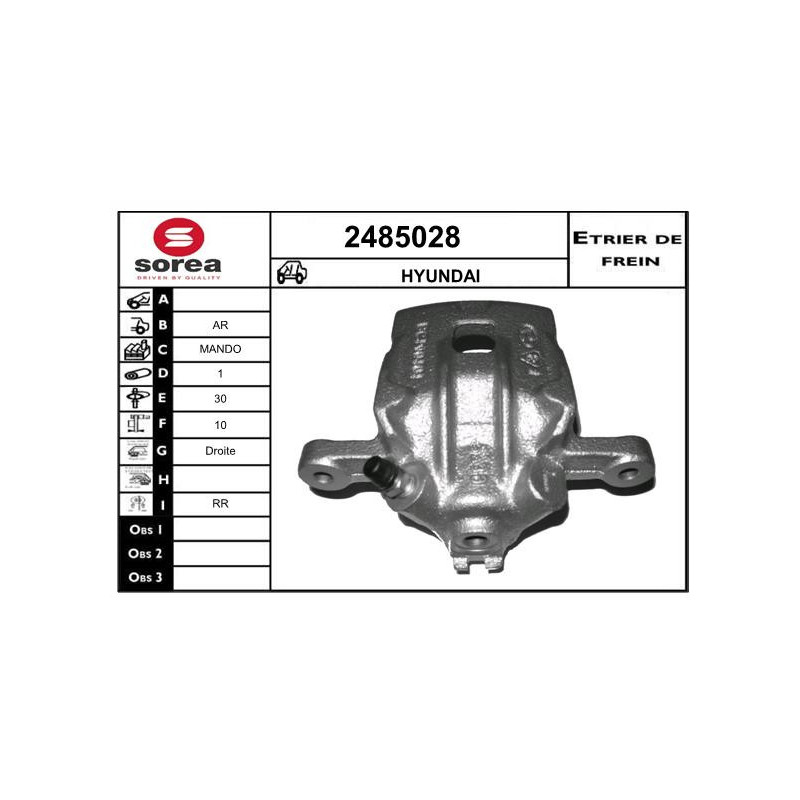 Étrier de frein EAI