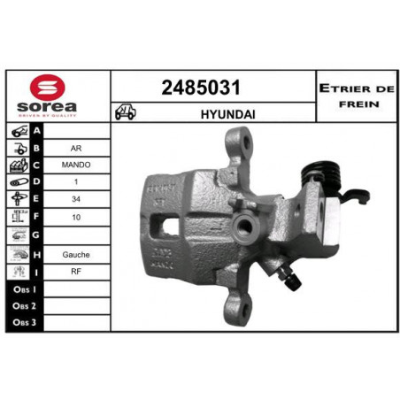 Étrier de frein EAI