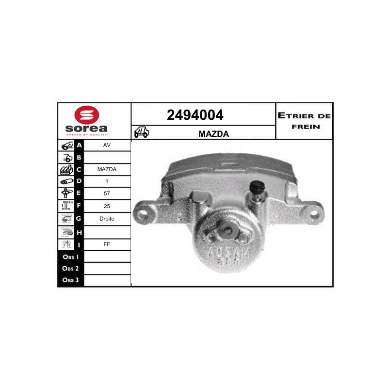 Étrier de frein EAI