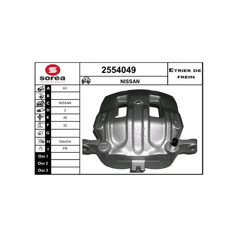 Étrier de frein EAI