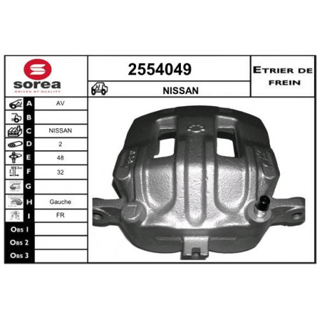 Étrier de frein EAI