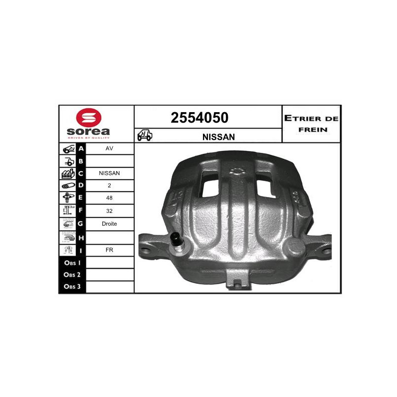 Étrier de frein EAI