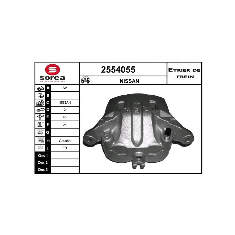 Étrier de frein EAI