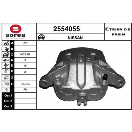 Étrier de frein EAI