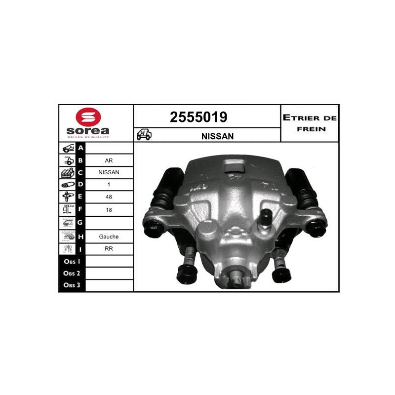 Étrier de frein EAI