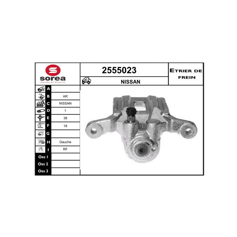 Étrier de frein EAI