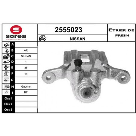Étrier de frein EAI
