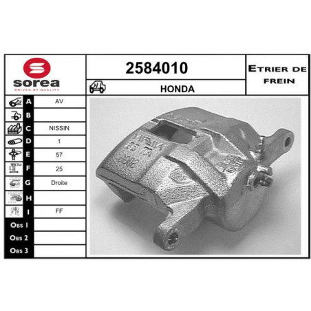 Étrier de frein EAI