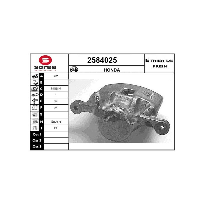 Étrier de frein EAI