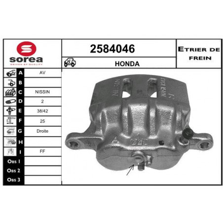 Étrier de frein EAI