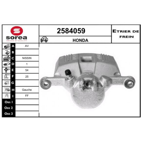 Étrier de frein EAI
