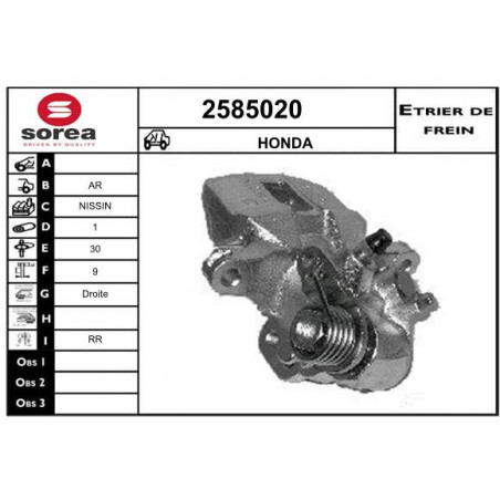 Étrier de frein EAI