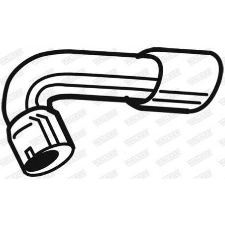 Tuyau d'échappement WALKER