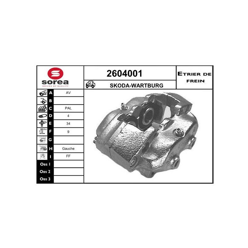 Étrier de frein EAI