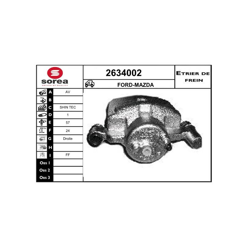 Étrier de frein EAI