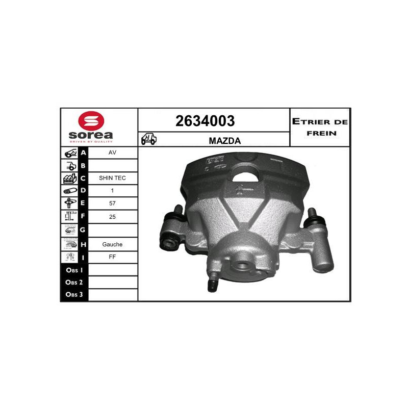 Étrier de frein EAI