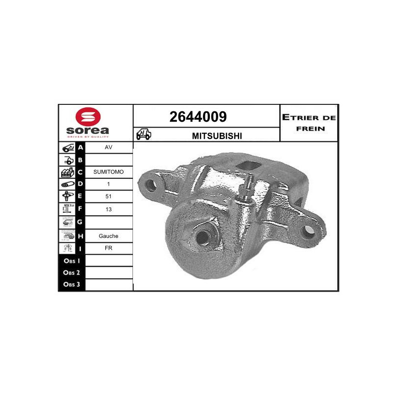 Étrier de frein EAI