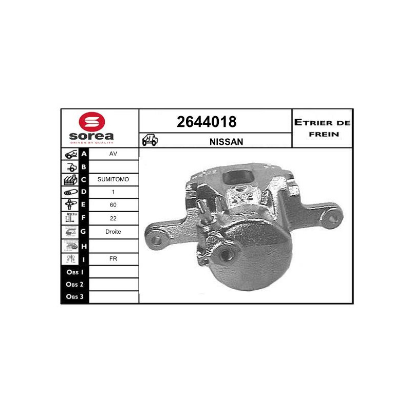 Étrier de frein EAI