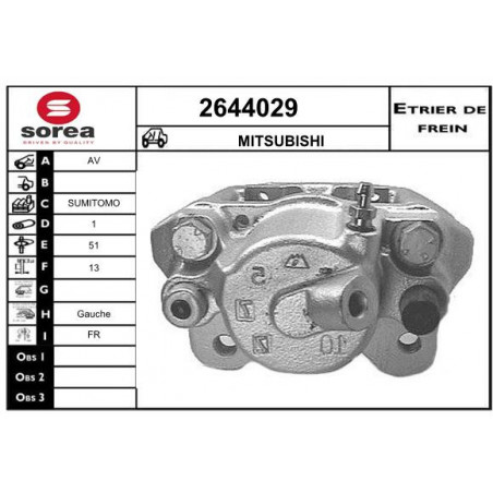 Étrier de frein EAI