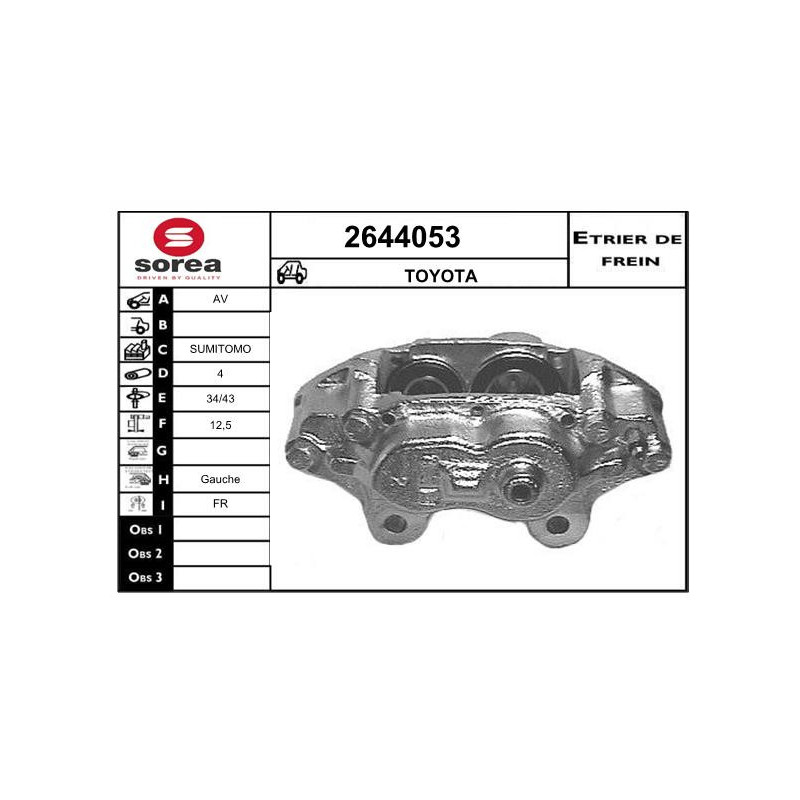 Étrier de frein EAI