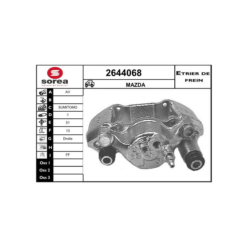 Étrier de frein EAI