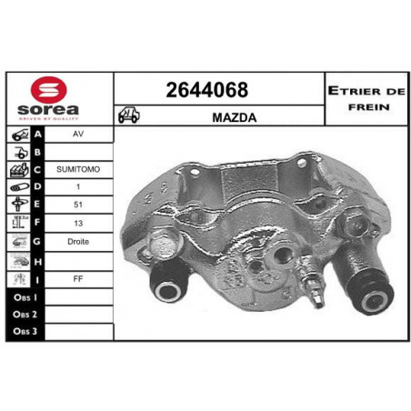 Étrier de frein EAI