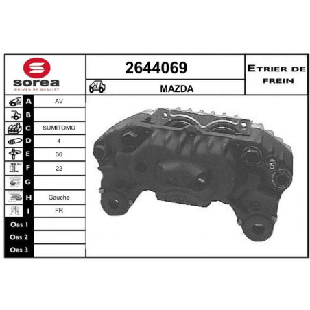 Étrier de frein EAI