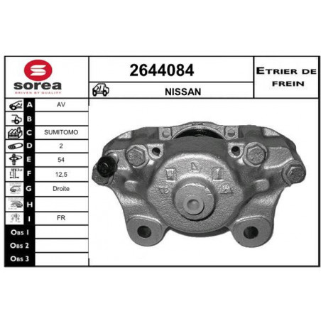 Étrier de frein EAI