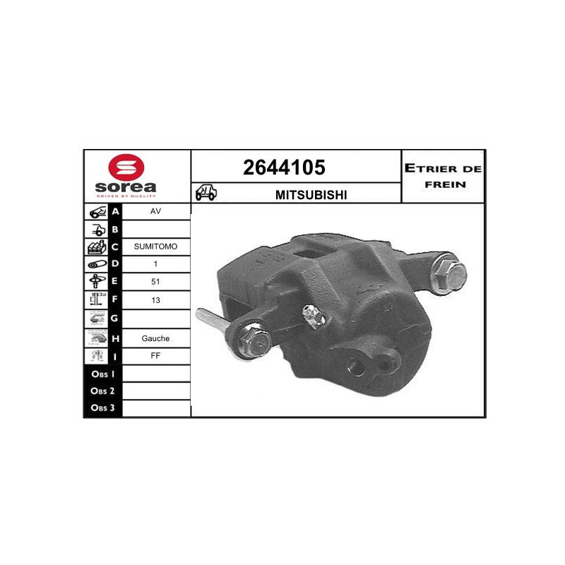 Étrier de frein EAI