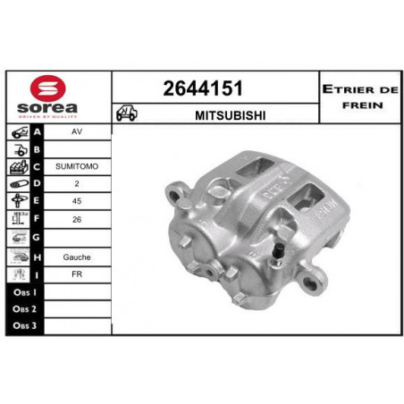 Étrier de frein EAI