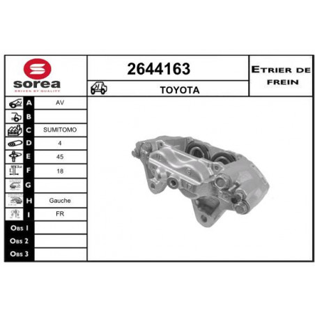 Étrier de frein EAI