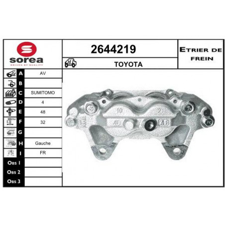 Étrier de frein EAI