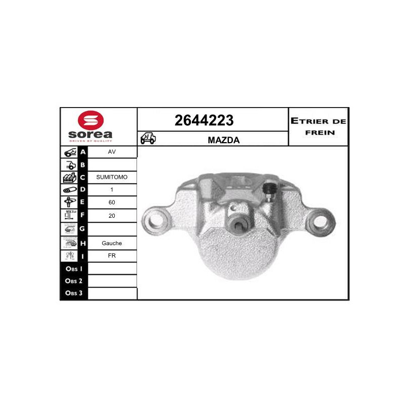 Étrier de frein EAI