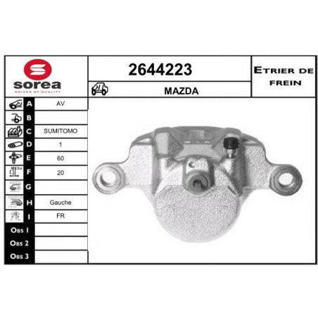 Étrier de frein EAI