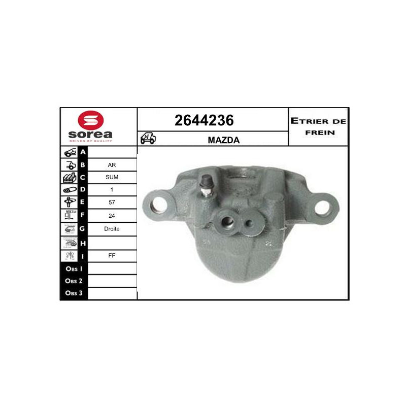 Étrier de frein EAI