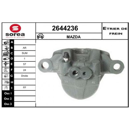 Étrier de frein EAI