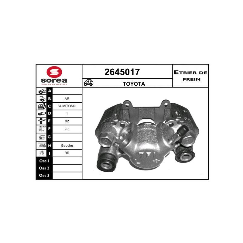 Étrier de frein EAI