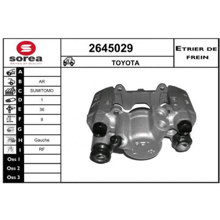 Étrier de frein EAI