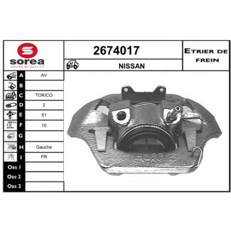 Étrier de frein EAI